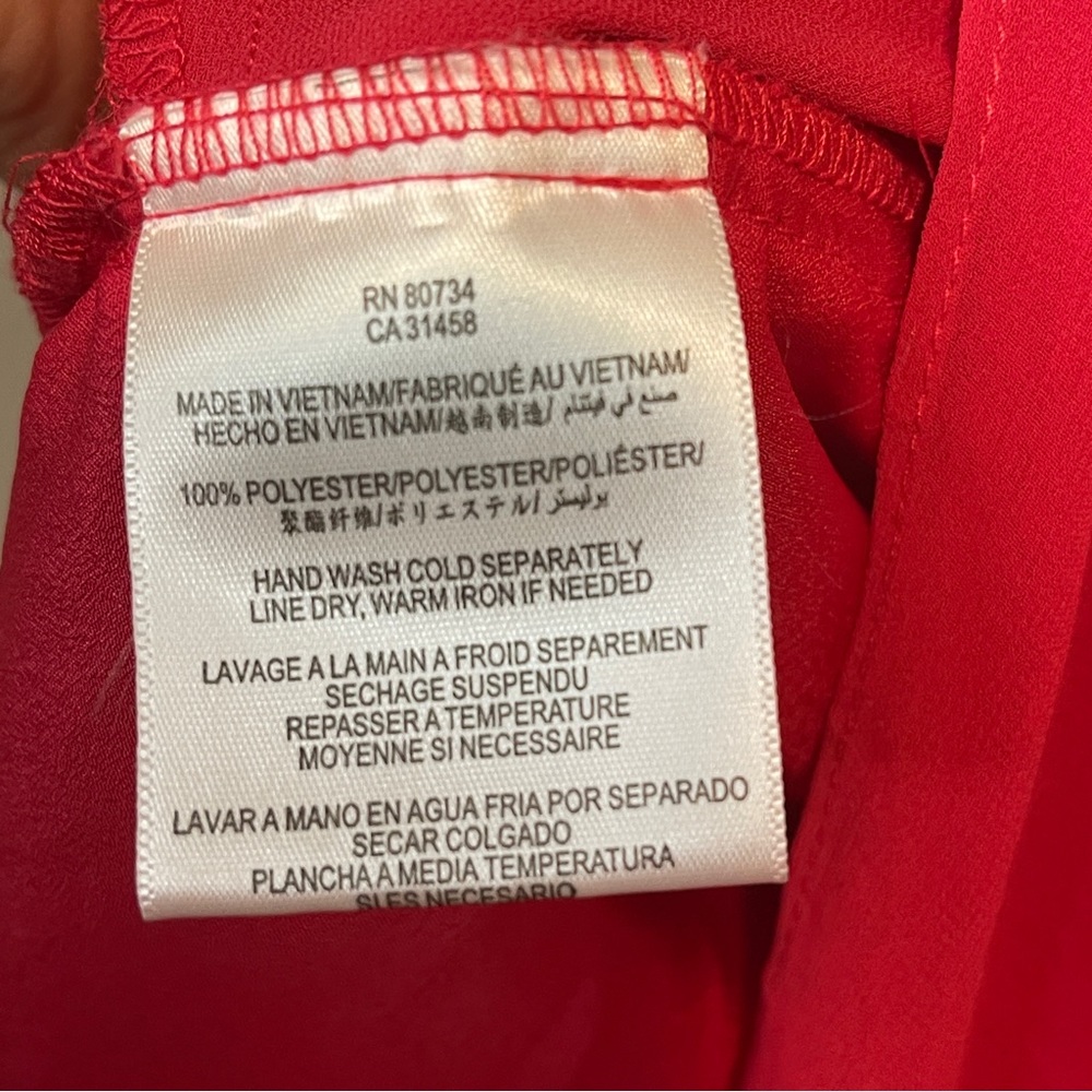 Bcbgeneration Lollipop Red Pleated Strapless High… - image 7